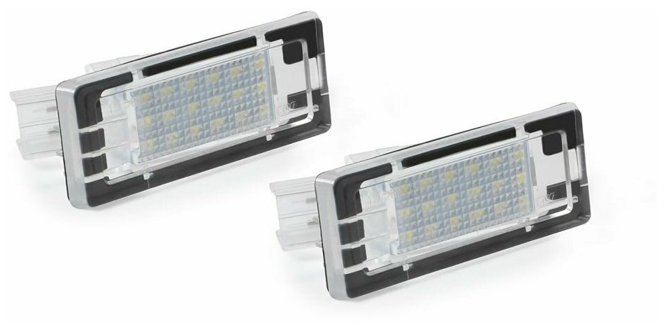 Светодиодная LED подсветка номера Renault Duster 2010- 2шт
