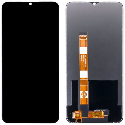 Дисплей для Realme C25s в сборе с тачскрином (RMX3195) Черный - Premium смартфон realme c25s 4 64gb water grey rmx3195
