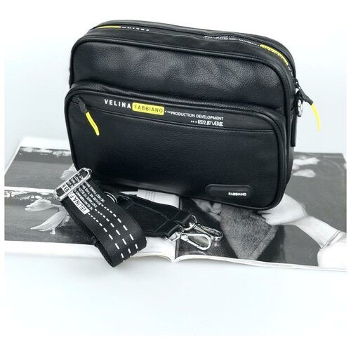 фото Сумка женская 8837b553226 black velina fabbiano