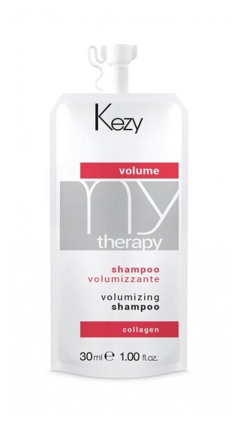Kezy MT Volume Volumizing shampoo Шампунь для придания объема с морским коллагеном 30 мл