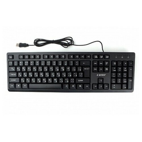Клавиатура Gembird KB-8355U-BL USB черный кабель 185м 138000₽