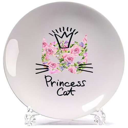 фото Тарелка coolpodarok princess cat. маска