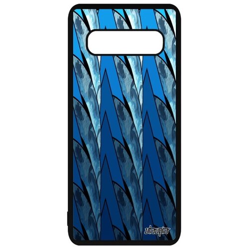 фото Противоударный чехол на // galaxy s10 plus // "восход" гора рисунок, utaupia, синий