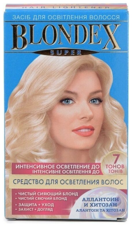 Blondex Super средство для осветления волос "Блондекс-супер NEW" с хитозаном Supermash