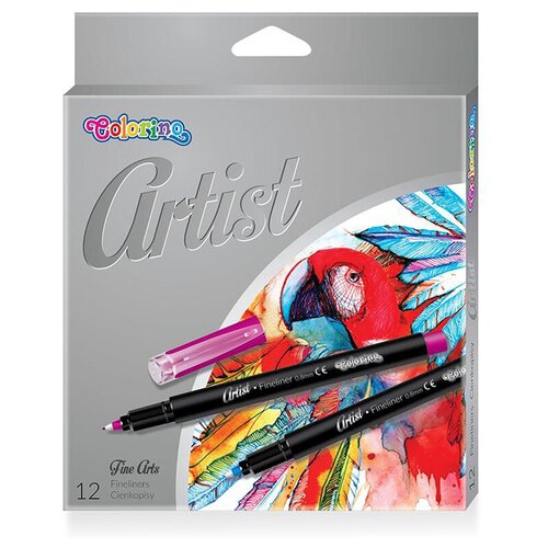 фото Colorino" набор линеров для рисования artist 12 цв cl92449ptr