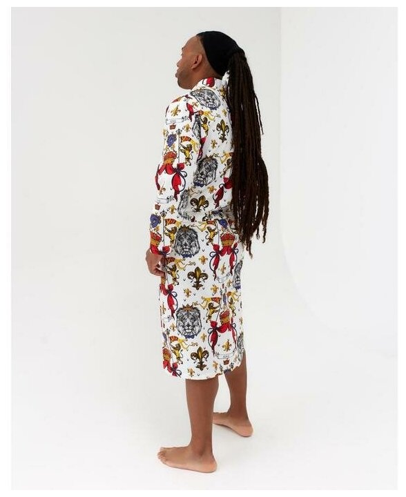 фото Этель Халат вафельный женский удлинённый Этель "Boho", 100% хлопок, 290 г/м2