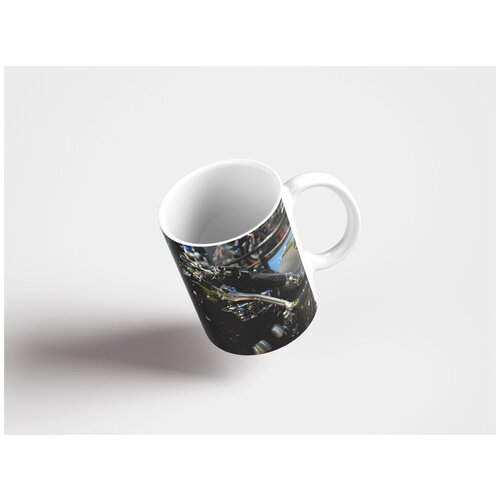 фото Кружка "мотоцикл, триумф 320 мл. белая" lotsprints