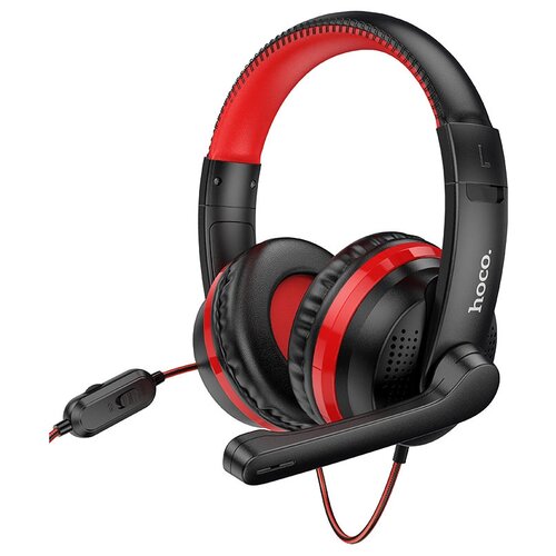 Проводные наушники Hoco W103 Magic tour, красный наушники w103 gaming headphones проводные hoco черно красные