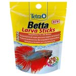 Tetra (корма) Корм для бойцовых рыб и других видов лабиринтовых, имитация мотыля Tetra Betta Larva Sticks 259317, 0,005 кг (34 шт) - изображение