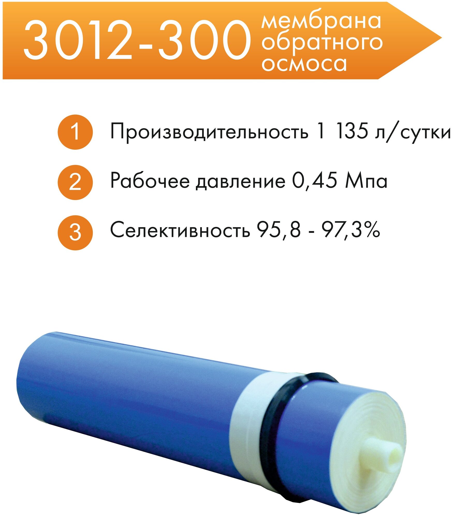 Мембрана обратного осмоса CM-3012-300