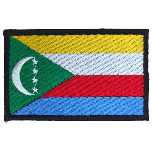 коморские острова 1000 франков 2004 года au Аппликация флаг Коморские острова