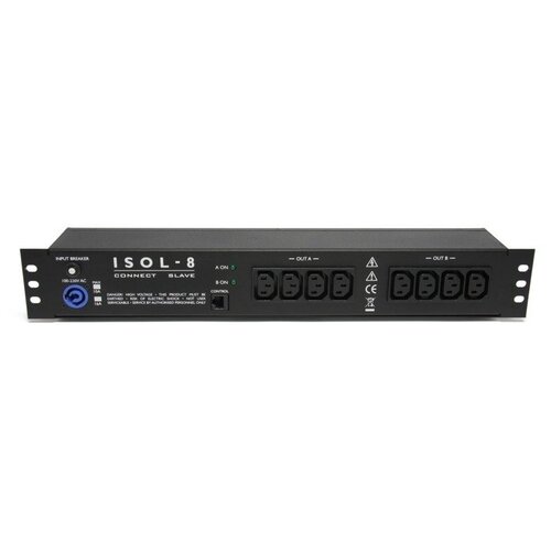 Сетевой фильтр Isol-8 Connect Slave IEC сетевой фильтр isol 8 connect slave iec 2x4 black