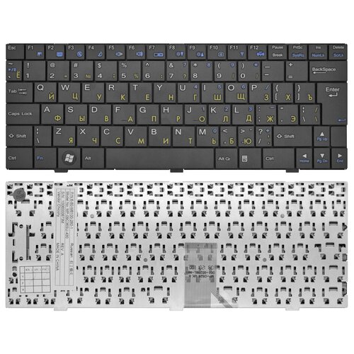 Клавиатура для ноутбука DNS Mini 0117621 черная 2200₽