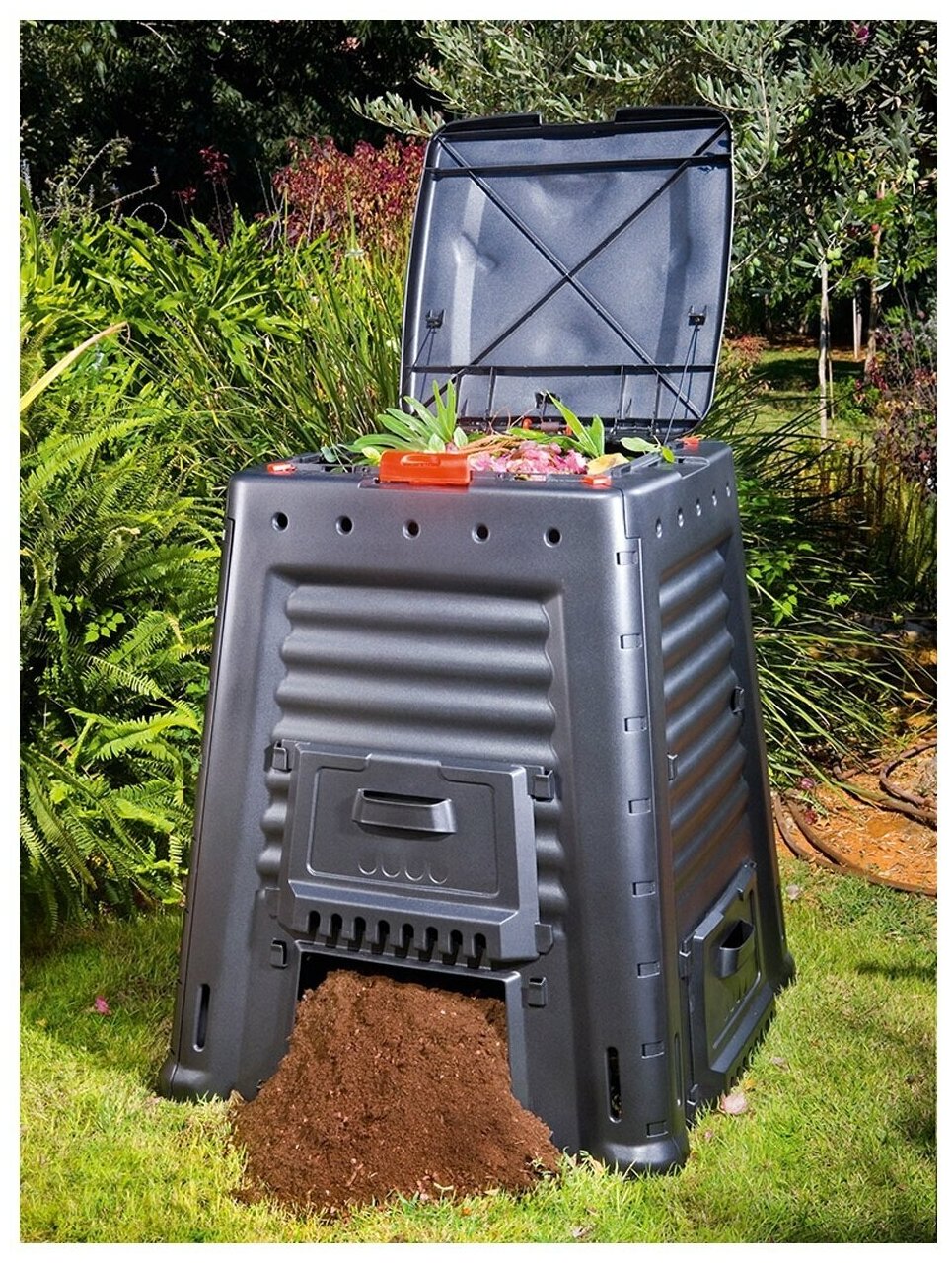 Компостер "MEGA COMPOSTER 650 L WITHOUT BASE" Keter (арт. 231598) - фотография № 2