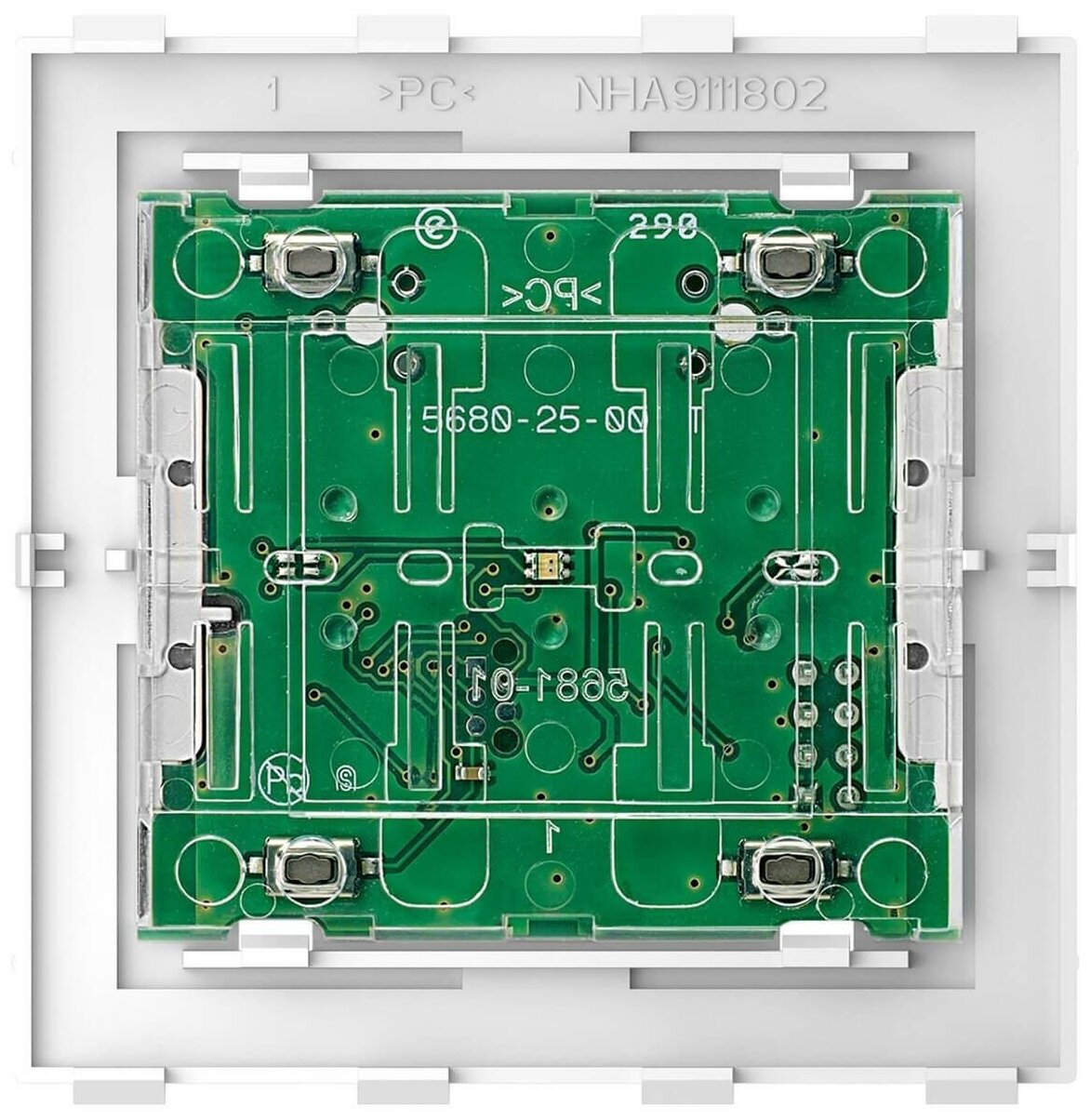 Кнопочный модуль Wiser BLE, 2-клавишный Schneider Electric MERTEN D-Life MTN5123-6000 - фото №1