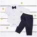 Комплект одежды  АЛИСА для мальчиков, брюки и боди, нарядный стиль, размер 86, черный