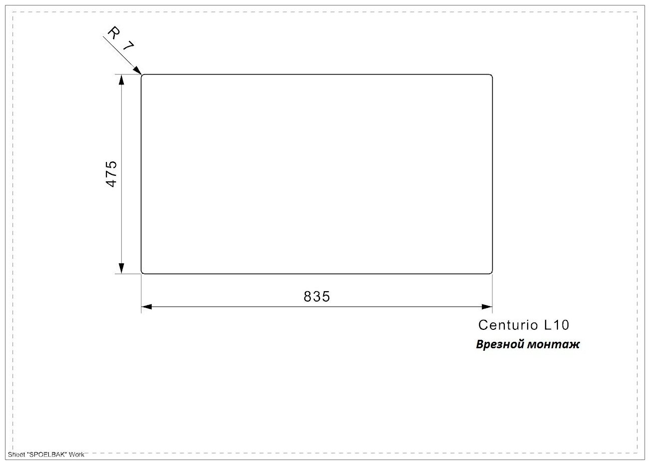 Кухонная мойка Reginox Centurio L 10 LUX OKG