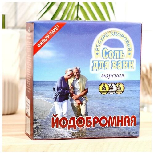 Соль для ванн морская, йодобромная, 1 кг./В упаковке шт: 1