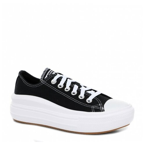 Кеды женские Converse Chuck Taylor All Star Move Low Top 570256 текстильные черные (37.5)