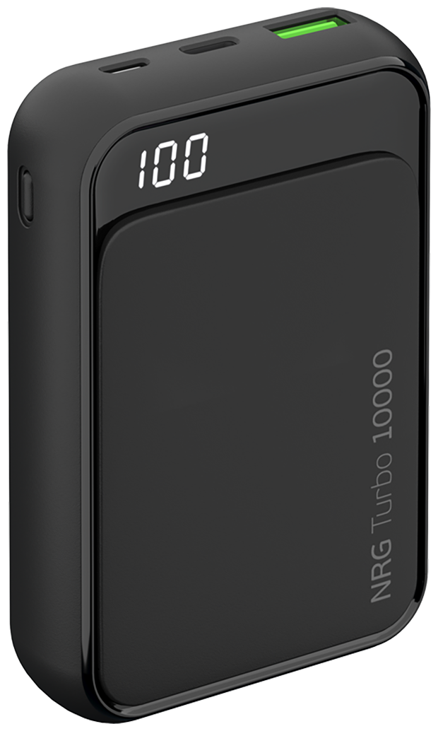 Портативный аккумулятор Deppa NRG Turbo Compact LCD 10000 mAh