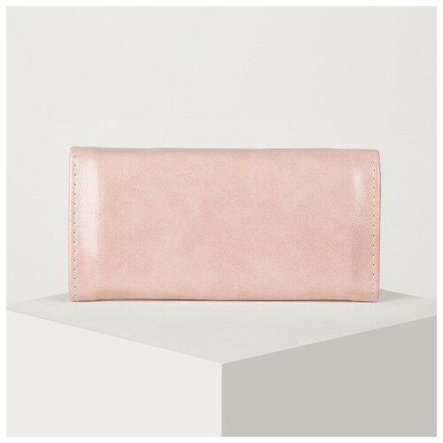 фото Кошелёк на кнопке, цвет розовый gorodok