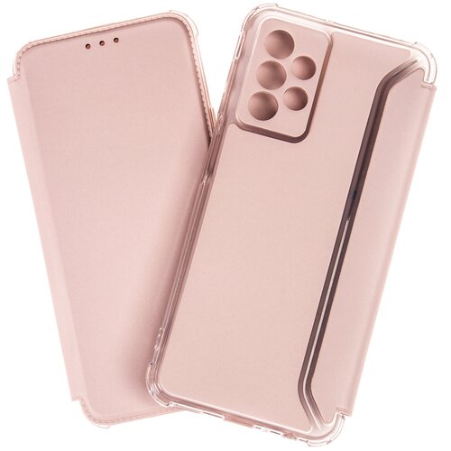 Чехол книжка для смартфона Samsung Galaxy A23 4G Book, с защитой камеры, розовый