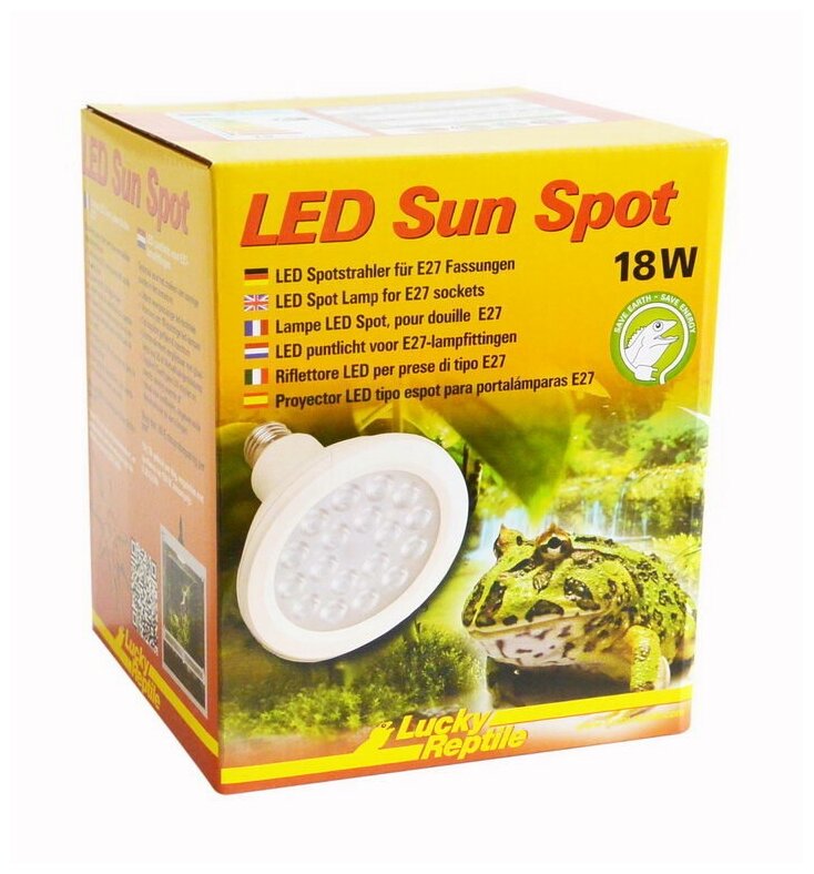 Лампа светодиодная LUCKY REPTILE "LED Sun Spot 18Вт" (Германия)