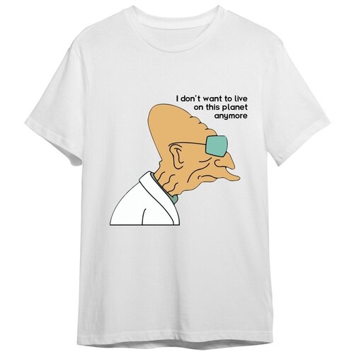 фото Футболка сувенирshop "futurama/футурама" белая xl сувенир shop