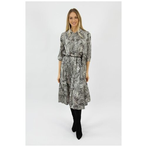 K236006 Платье женское черный MIRA MIA