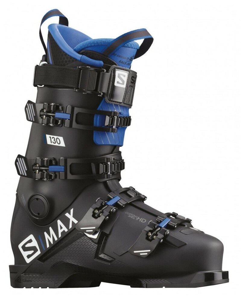 Горнолыжные ботинки Salomon S/Max 130 Black/Race Blue (19/20) (27.5)