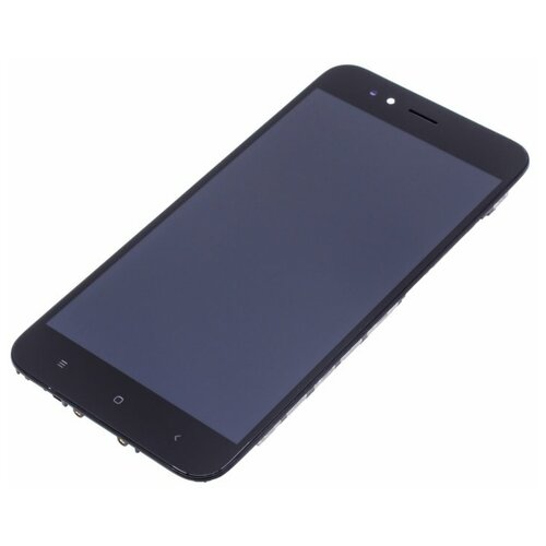 Дисплей для Xiaomi Mi A1 / Mi 5x (в сборе с тачскрином) в рамке, черный, AAA дисплей для xiaomi mi 5x mi a1 в сборе с тачскрином белый aaa
