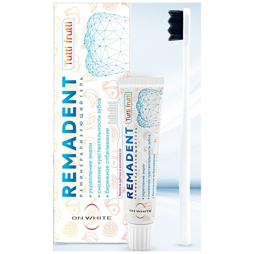 Гель для реминерализации ON WHITE Remadent с щёткой, 30 мл