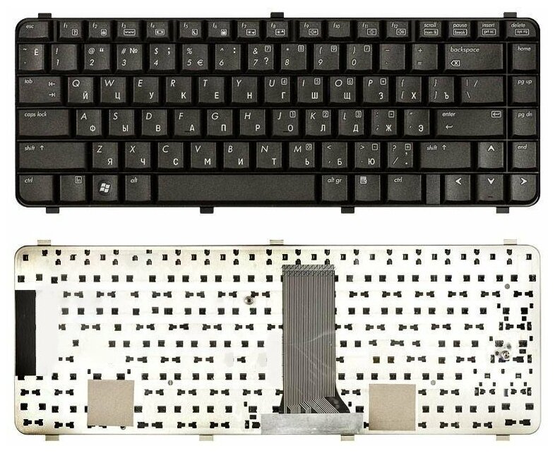 Клавиатура для ноутбука HP Compaq 6730s черная 1070₽