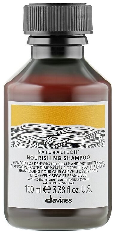 Davines NaturalTech Nourishing Питательный шампунь, 100 мл