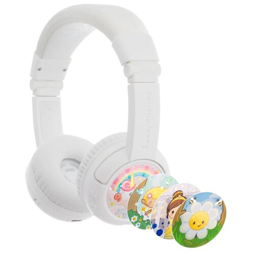 Onanoff BuddyPhones Play Plus snow white детские bluetooth-наушники с микрофоном 359000₽