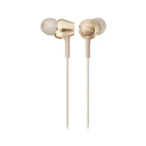 Наушники микрофон SONY MDR-EX255AP золотой 283900₽