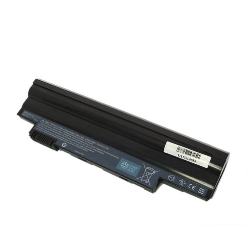 Аккумуляторная батарея для ноутбука Acer Aspire One D255 D260 eMachines 355 11.1V 2520mAh черная