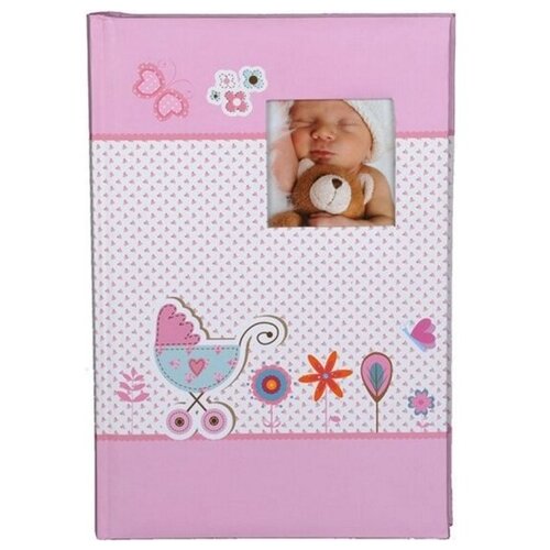 Фотоальбом Henzo 10х15см 300 фото Baby Moments, детский, розовый