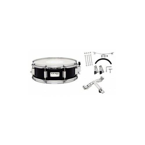 Gewa Birch Black Chrome HW SH 14x5,5 Маршевый малый барабан gewa marching parade drum birch white chrome 14x12