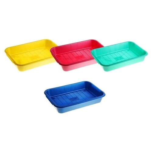 Туалет-лоток для кошек и собак с сеткой №1 360х260х65мм перламутр