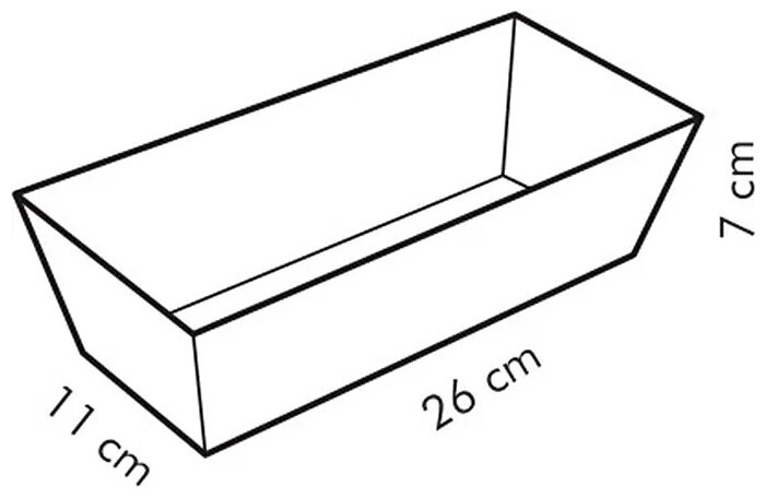 Форма для хлеба Tescoma 623080, 26х11 см