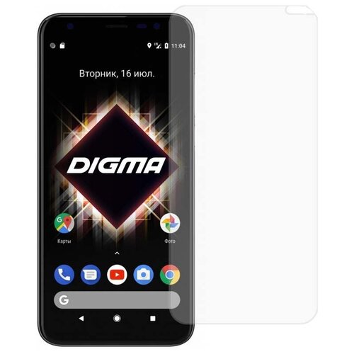 Матовая гидрогелевая защитная пленка AlphaSkin HD для смартфона DIGMA LINX TRIX 4G