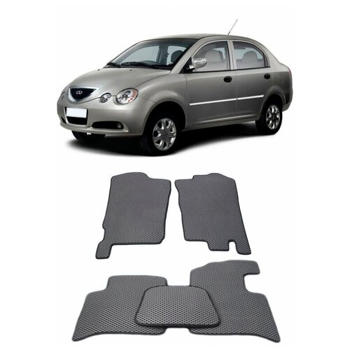 Chery QQ6 S21 2005 - н в коврики EVA Smart Комплект в салон 2856₽