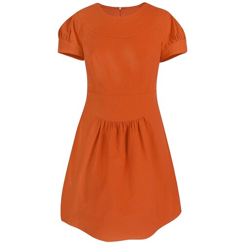 фото Платье mila bezgerts, размер 44, оранжевый