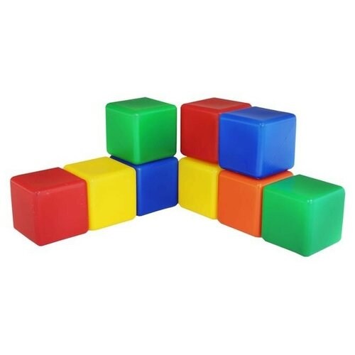 Набор цветных кубиков, 9 штук 6 х 6 см набор цветных кубиков 9 штук 6 х 6 см