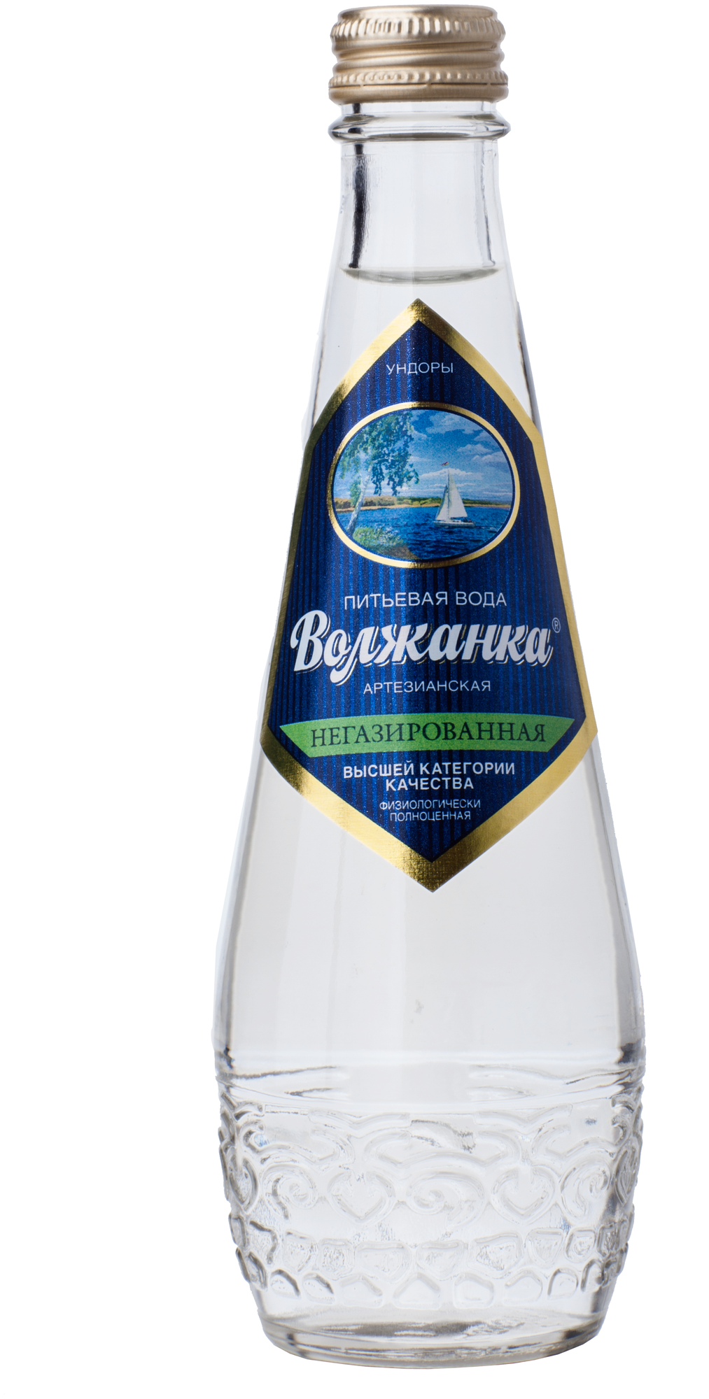 Волжанка вода питьевая негазированная, 0,33 л х 24 шт.