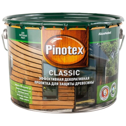 Пинотекс Классик антисептик для дерева орех (9л)