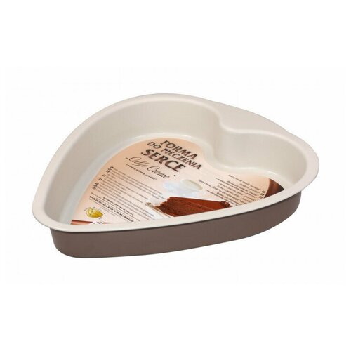 Форма для выпечки SNB Caffe Cream Сердце, непригораемое покрытие