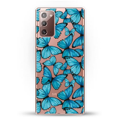 фото Силиконовый чехол бабочки на samsung galaxy note 20 andy & paul