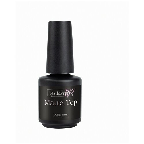 NailsProfi Верхнее покрытие Matte Top, бесцветный, 30 мл